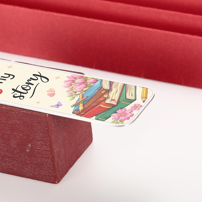 Teacher Appreciation Gifts for Women, End of Year Teacher Gift, Teacher Retirement Birthday Gifts for Women, Thank You for Being Part of My Story Bookmarks for Women, Graduation Teachers Day Gift