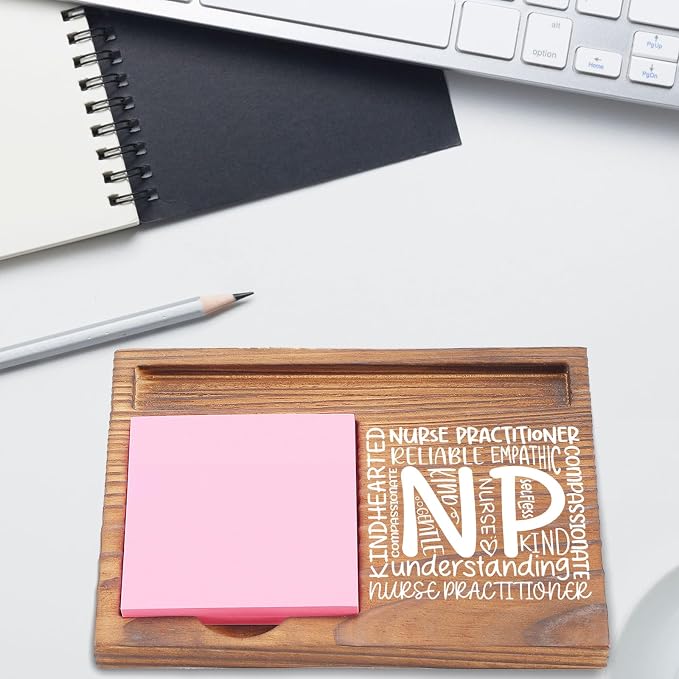 Nurse Practitioner Appreciation Gifts Compassionate Quote Healthcare Worker Medical Student Graduation Nursing Nurse Week Thank You Gift NP Desk Self Stick Note Pad Holders EDP217
