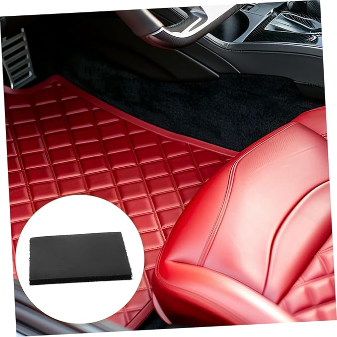 Alipis 20pcs Automobile Double-Sided Self-Adhesive Tape Hook and Loop Strips Adhesive Car Foot Mat Fastener Strong Grip Interlocking Tape for Carpet Gripper