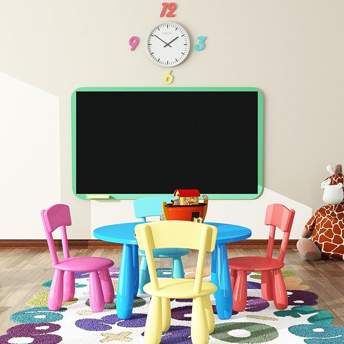 Skyygemm 6 Rolls Bulletin Board Paper Fade Resistant Colored Bulletin Board Paper Roll Bulk for Art Decor Drawing Craft Painting(4 x 8 ft,Black)