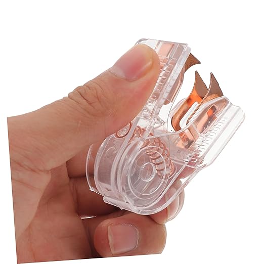 1set Cardboard Two Hole Puncher Staple Remover Transparent Office Supplies User-Friendly Design for Efficient Stapling Punching Stylish Versatile Tool for All Office Needs