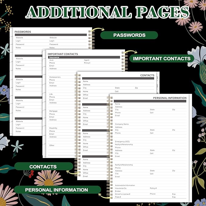 2026-2031 Monthly Planner - 5 Year Planner, July 2026 - June 2031, 9" x 11", 5 Year Calendar 2026-2031 Monthly Planners, Calendar Planners with 60 Months Tabs, Double-Side Pocket, Notes Pages