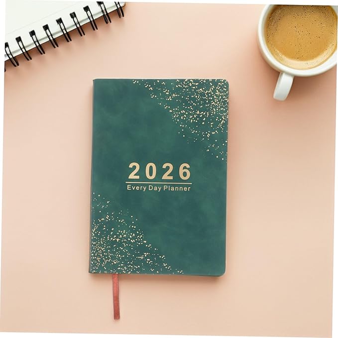 Daily Planner Hardcover Personal Organizer with Thick Paper Weekly and Monthly Calendar Journal From January to December Appointment Book for Office School and Home Use
