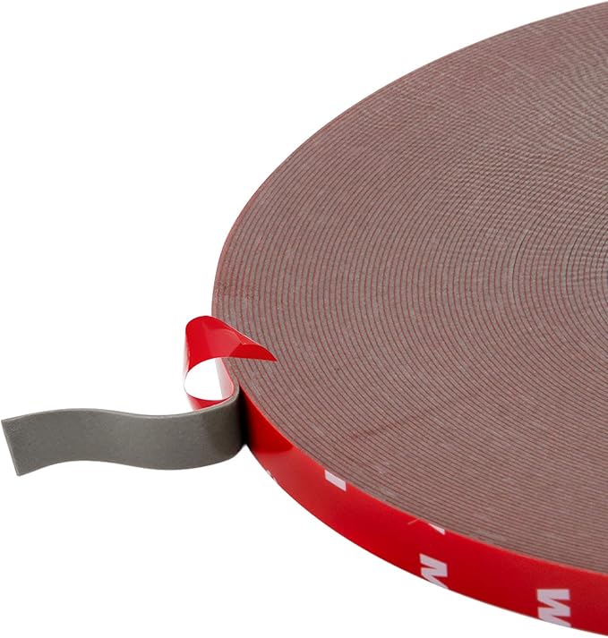Papillon Double Sided Foam Tape Heavy Duty, Waterproof Adhesive for LED Strips, Home & Office Decor (108Ft x 0.39In, Black)