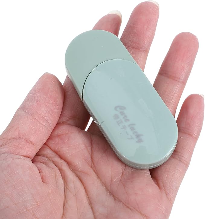 SEWACC 6pcs Student Correction Tape Large Capacity Adhesive Tape for Quick Writing Mistake Correction Portable Green Gradient for School and Office Use
