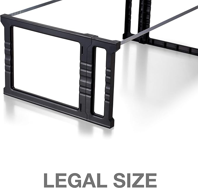 Officemate Plastic Hanging File Frame, 24-27, Letter and Legal Size, 1 Set (91970)