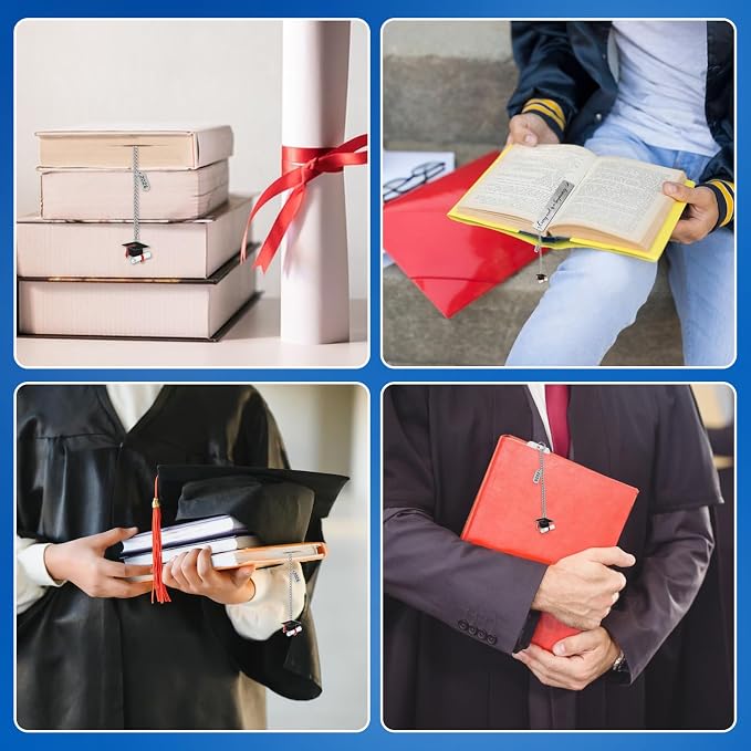 2025 Graduation Gifts for Him Her,Graduation Inspirational Bookmark Elementary High School Seniors College Graduation Gifts for Nurse Students Book Lovers-2Pcs