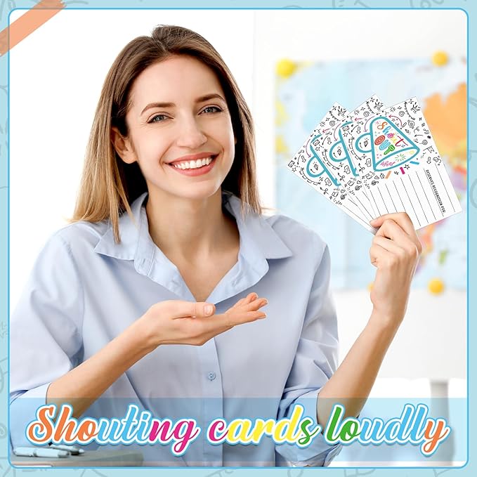 200 Count Positive Shout out Cards for Students Employees Teachers Staff Office Appreciation Recognition Reward Cards for Graduation Back to School or Work Bulletin Board