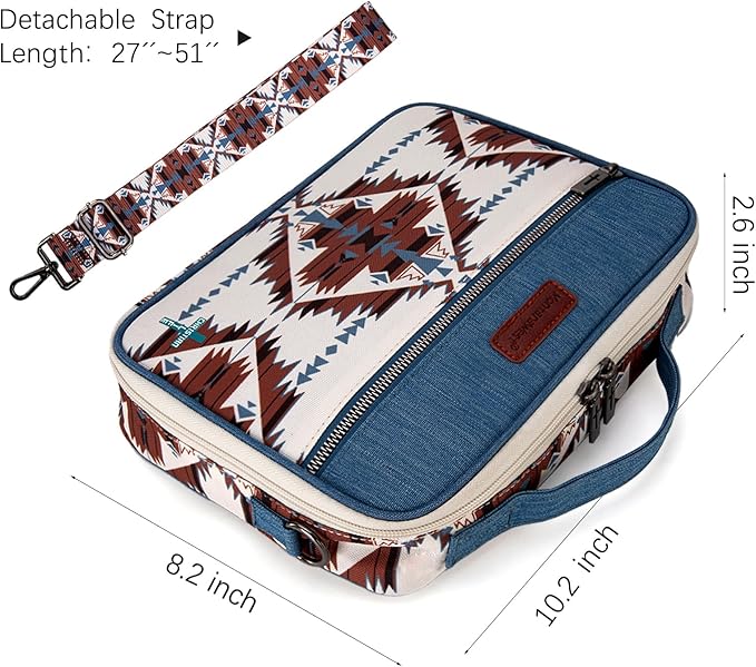 Montana West Bible Covers for Women Men with Leather Bookmark Carrying Book Case Church Bag Outdoor Bible Protective