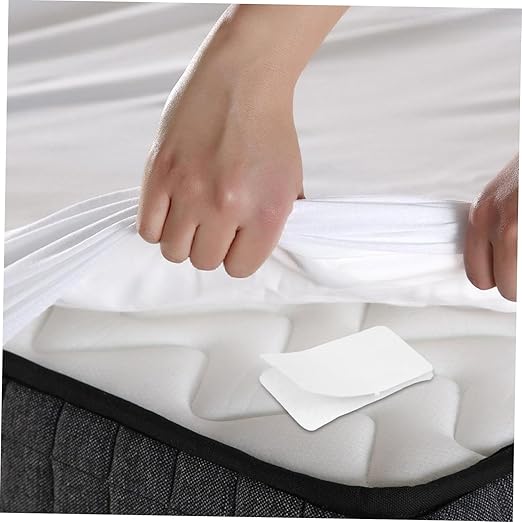 Cabilock 5PCS Non-Slip Adhesive Cushion Fixing Pads for Sofa and Bed Sheets Heavy Duty Hook and Loop Tape for Rug and Carpet Strong Adhesive Home Decoration Supplies