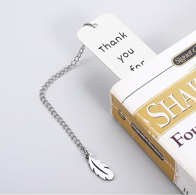 Teacher Appreciation Gifts End of Year Gifts for Teacher Thank You Gifts Retirement Teacher Bookmark Teachers Summer Gifts for Women Men Science Reading Dance Teacher Gift