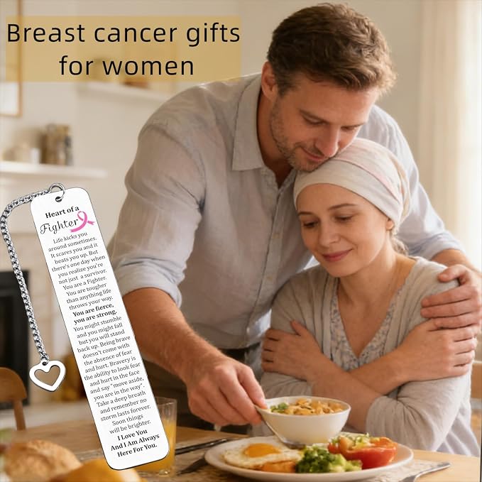 Breast Cancer Survivor Gifts, Breast Cancer Gifts for Woman, Cancer Care Gifts for Women, Cancer Comfort Gifts, Breast Cancer Bookmark Gifts, End of Chemo Gifts, Bookmark Gifts for Cancer Patients