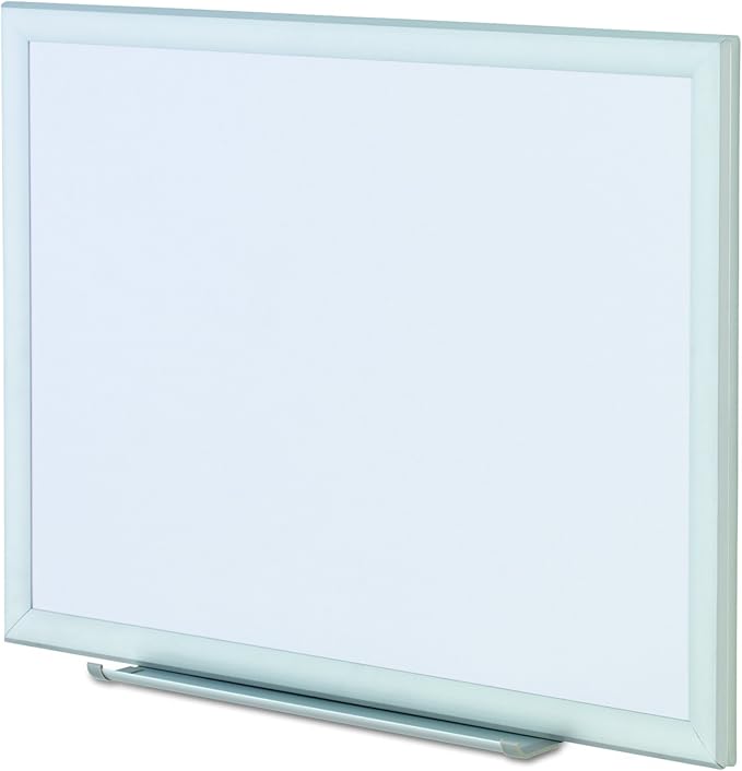 Universal 44618 Dry Erase Board, Melamine, 24 x 18, Aluminum Frame