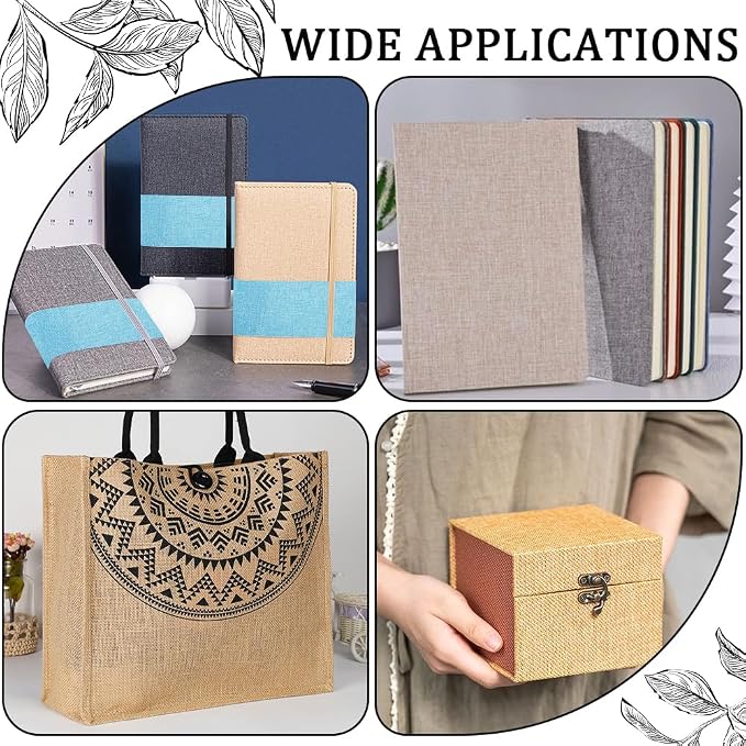 CRASPIRE Book Cloth for Book Binding 51 x 11.8in Force Blue Fabric Surface Paper Backed A3-A8 Linen Bookcover Books Album Scrapbooking Archival DIY Covering Protector Bookcloth Bookbinding Supplies