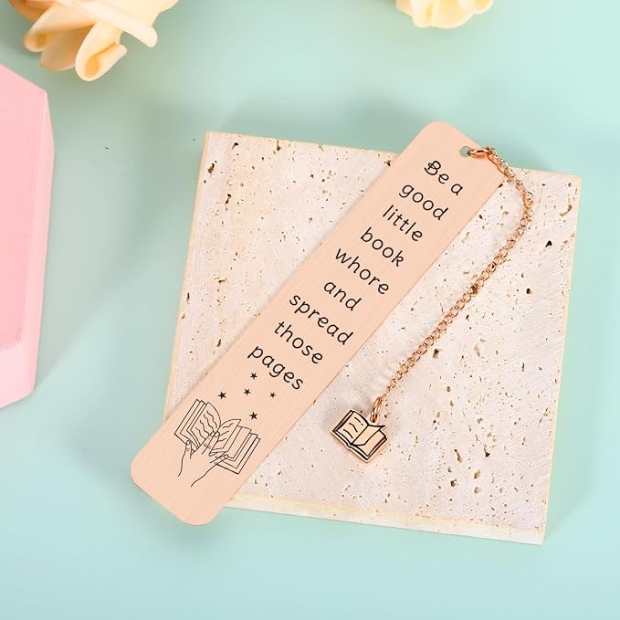 Metal Book Marks for Reading Women - Cute Bookmark for Women Smut Bookmarks for Book Lover Spicy Reading Gifts for Girls Bookworm Gifts for Friends Spicy Reader