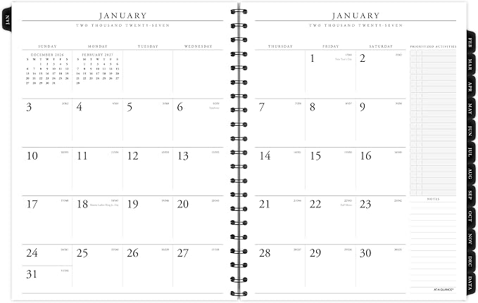 AT-A-GLANCE 2027 Weekly Monthly Padfolio Refill for 70NX8105, 8.25" x 11", Executive (709111027)