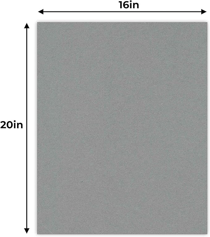 Poster Palooza Mid Grey 16x20 10-Sheet Acid-Free Photo Mat Boards