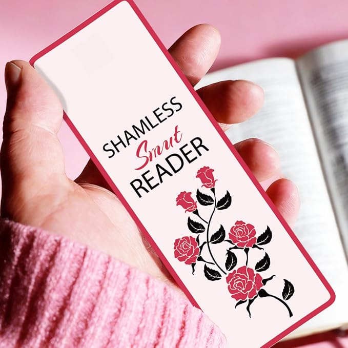 120 Pcs Dark Romance Bookmarks, Funny Word Paper Bookmarks Bulk for Women, Girly Dark Romance Merch Bookmark for Book Lovers Bookish Office Worker Gift