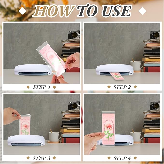 Fuyoooo 101 Pcs DIY Bookmark Making Kit Bookmark Laminating Pouches 5 Mil Hot Laminator Sleeves with Rainbow Tassels and Puncher Fit Most Pouch Laminating Machines Easter Gift(Mixed Sizes)