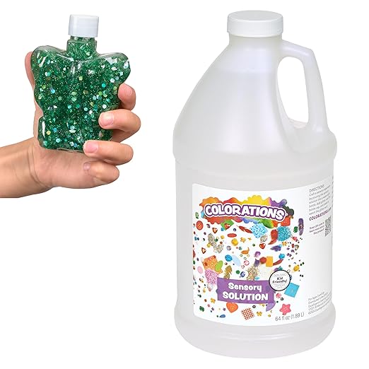 Colorations Sensory Suspension -16 oz, DIY Sensory Ready-to-use Solution for Calming Jars, Mindfulness Craft, Focus Aid, Sensory Exploration, Non-Toxic, Home or Classroom Activty - Made in USA