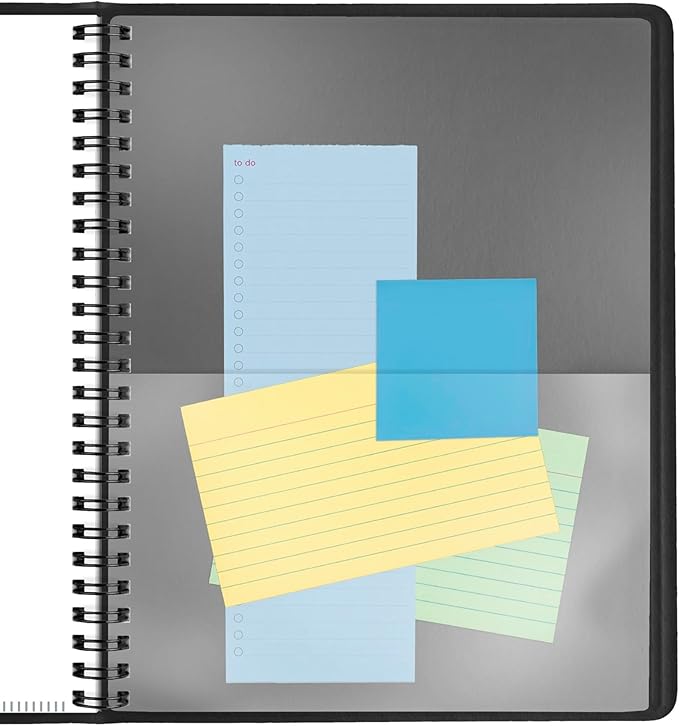 AT-A-GLANCE® 2026 Open Scheduling Weekly Planner, Black, Medium, 6 3/4" x 8 3/4"