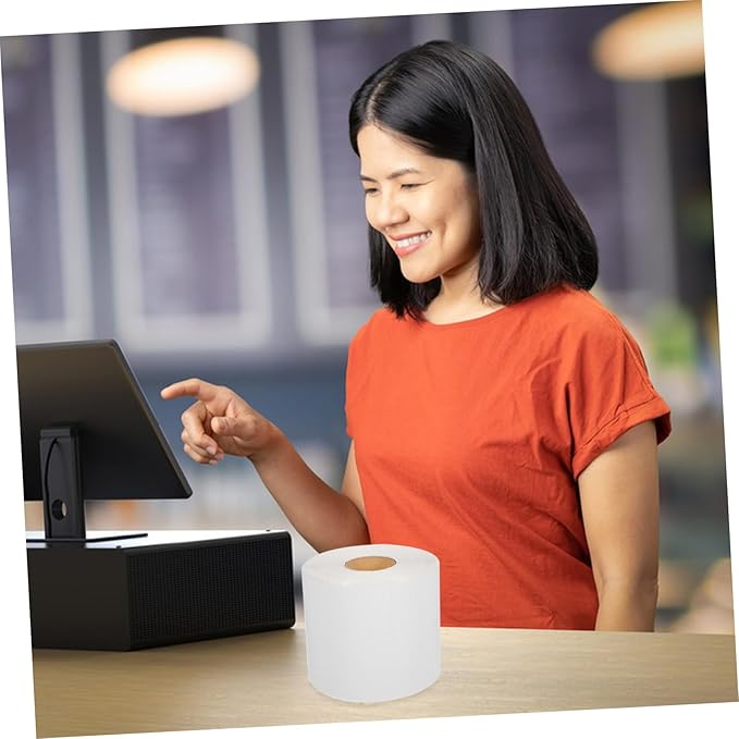 KALLORY 1roll Thermal Label Sticker Per Self-adhesive for Label Printing for Addressing Pricing Organizing Code Printing Easy to Use