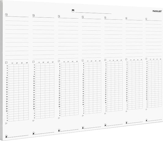 Weekly Study Planner - Academic Organizer, Week and Day Timetable - Goals, Subjects, To-Do List, Notes, Study Hours - Planner for Exams