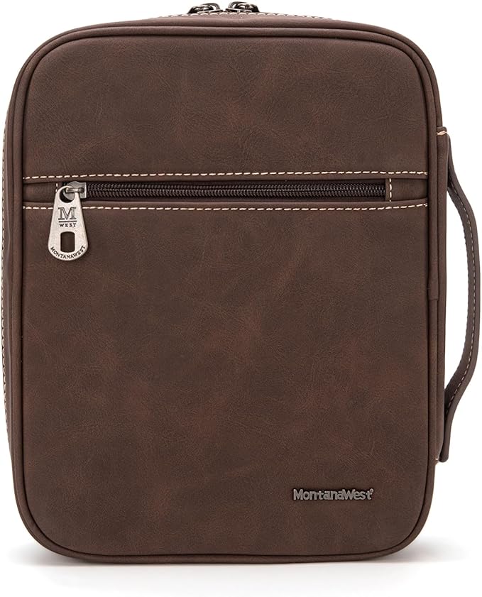 Montana West Western Style Embroidered Bible Covers for Women Men Book Carrying Case Church Bag Outdoor Bible Protective
