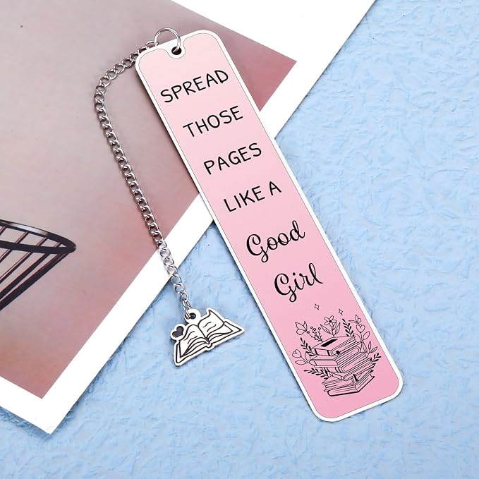 Funny Book Marks for Reading Women Dark Romance Bookmarks for Women Girls Adult Spicy Bookmark for Book Lovers Bookish Book Accessories Christmas Birthday Gift Gag Gifts Basket Stuffers