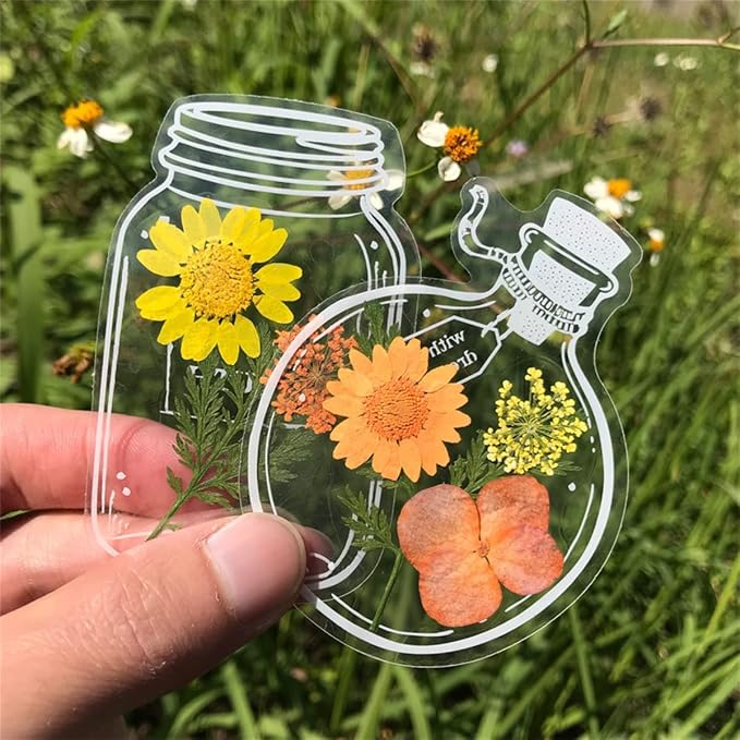 11 Types 40pc Colourful Dried Pressed Flowers for Resin Real Flowers for DIY Bookmark Scrapbook Photo Frame Jewelry Vase Candle Making Nail Card Art Craft Floral Decors