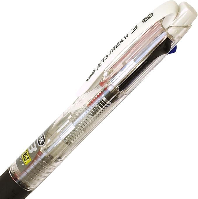 Uni Ballpoint Pen Jetstream 3 Color Black, Red, Blue Ink 0.38mm, Baby Pink (SXE340038.68)