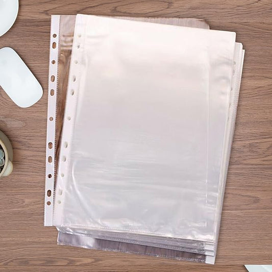 500 Pcs A4 Clear Document Folder, Waterproof Case Transparent Document Bag Paper Holder File Folder, Clear Plastic Folder (500)