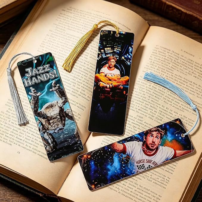 Project Hail Mary Acrylic Bookmark Jazz Hands Movie Fan Collection Gift Rocky Sci-Fi Book Lover Gift Book Accessory (Project Hail Mary-Acrylic)