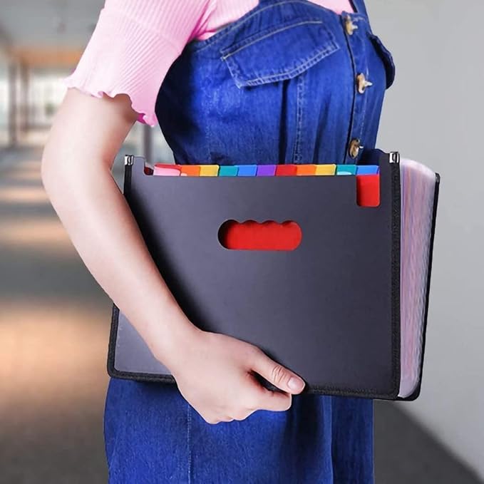 Expanding File Folder 36 Pockets, Large Capacity Multicolored Portable Accordion A4 Document Organizer – Works on Letter Size and A4 Size for Home/Office/Business/Study