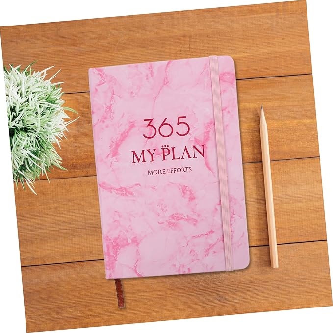 KALLORY Monthly Planner Notebook Dated Daily Planner Hardcover Portable Organizer Book