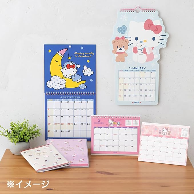 Sanrio Hello Kitty Sheet Calendar, 2026, Paper, Tabletop 622265