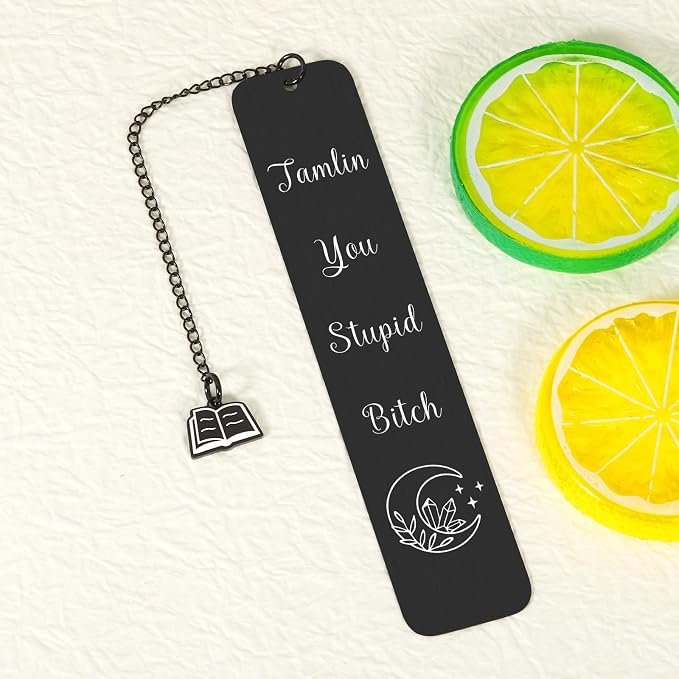 Book Merch for Women Men, A Court of Thorns and Roese Merch, Fantasy Romance Bookish Items, Dark Romance Merch, Book Lovers Gifts Bookish Gifts, You Stupid Bookmark for Readers Book Lovers Fans