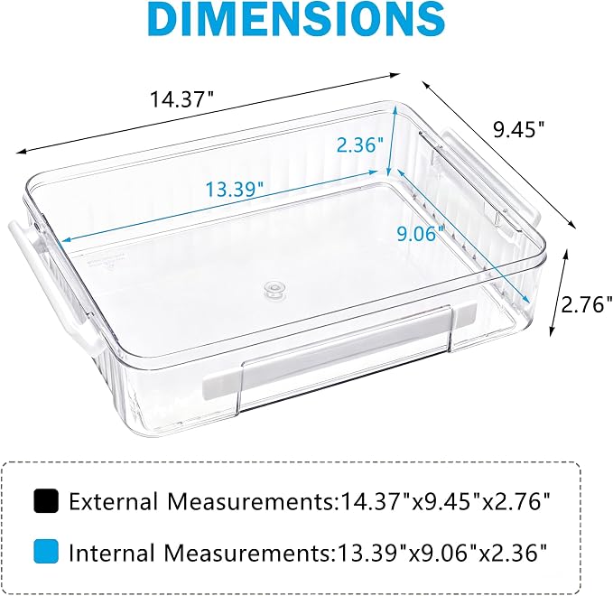 Board Game Storage & Puzzle Case 2 Pack,Extra Deep Storage Box with Lid,Stackable Storage Containers for A4 & Letter Paper,Clear Plastic Box with Latch for Crafts,Documents and Art Supplies