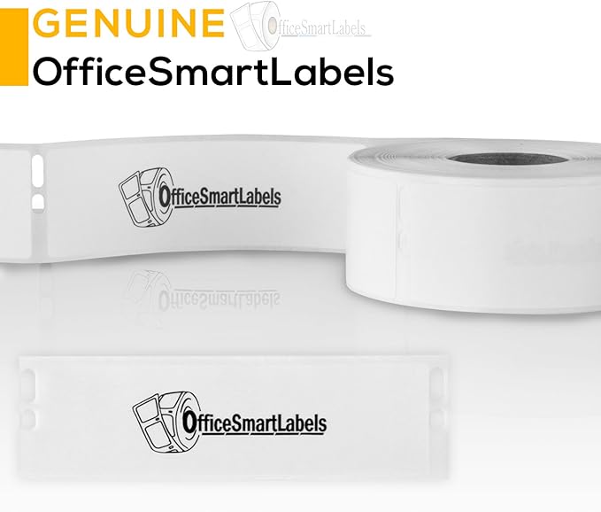 OfficeSmartLabels 1-1/8 x 3-1/2 inch Address Labels, Compatible with 30252 Labels (42 Rolls / 350 Labels Per Roll)