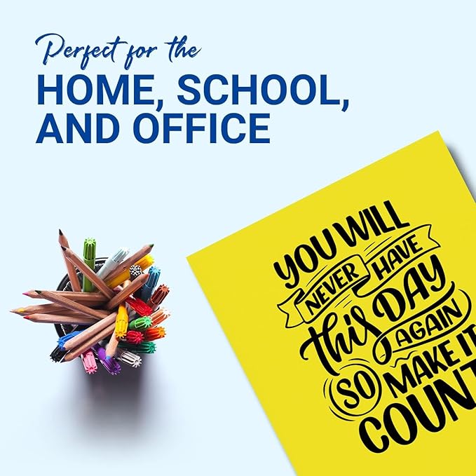 Royal Brites Yellow Poster Board 22 x 28 Inches - 40 Sheets Multipack - Ideal for School Projects, Presentations, Signage - Posterboard, Durable and Bright - Bulk Pack for Arts and Crafts