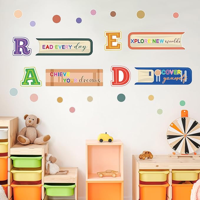 Classroom Door Decor, Read Bulletin Board Decorations Set,Classroom Wall Decor for Elementary Middle School Teacher Supply (Read)