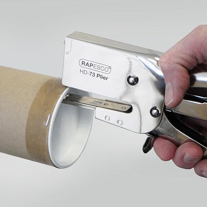 Rapesco Stapling Plier - HD-73 Traditional Packaging Plier, Uses 73 Type 1/4"-1/2" Staples(1169)