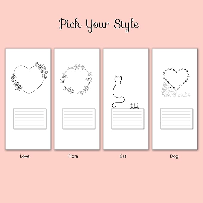 Undated Monthly Calendar Refills for Letter, Junior, Classic, Skinny, Mini size Discbound Planners Fİtts Happy Planners Levenger Circa TUL Staples Arc Notebook Office (9-Disc, 4.1"x9.25", Dog)