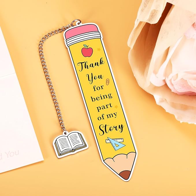 Teacher Appreciation Bookmark Gifts for Women Men, Retirement Gift for Teacher, Back to School Gifts for Teachers, End of Year Thank You Gift Bulk for Teachers from Students, Graduation Teacher's Day