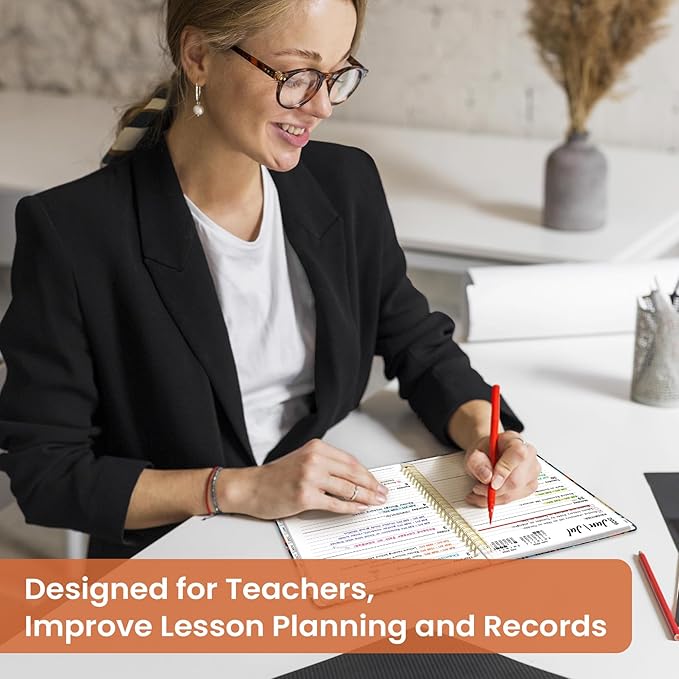 Planner 2026-2027, Academic Year Monthly and Weekly Calendar Planner, Jul 2026 - Jun 2027, Hardcover Teacher Student Planning Agenda book with Tabs, Perfect for School Office Supplies, 6.3" x 8.5" - Enchanted Mushrooms