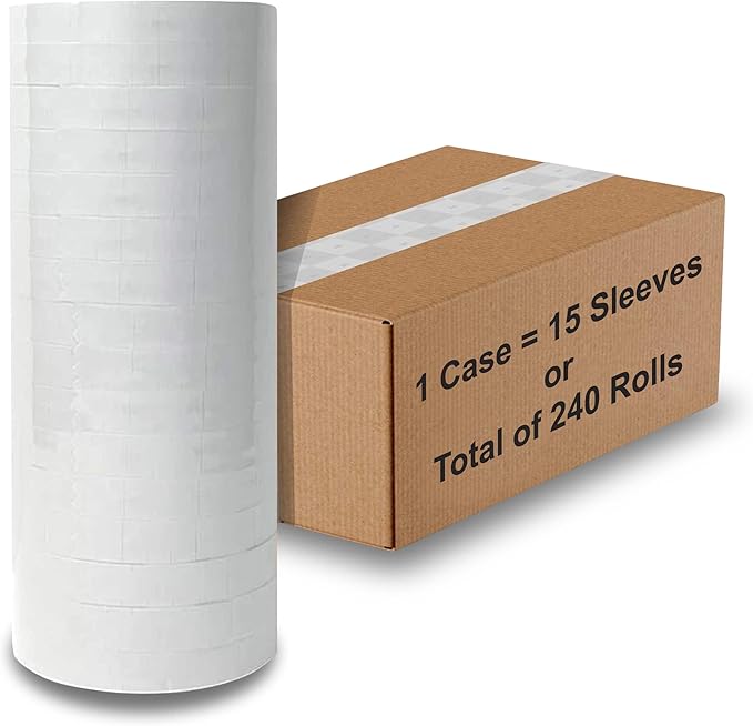 White Pricing Labels for Monarch Price Labeler, 1 Case of 15 Sleeves, 240 Rolls (15, Green)