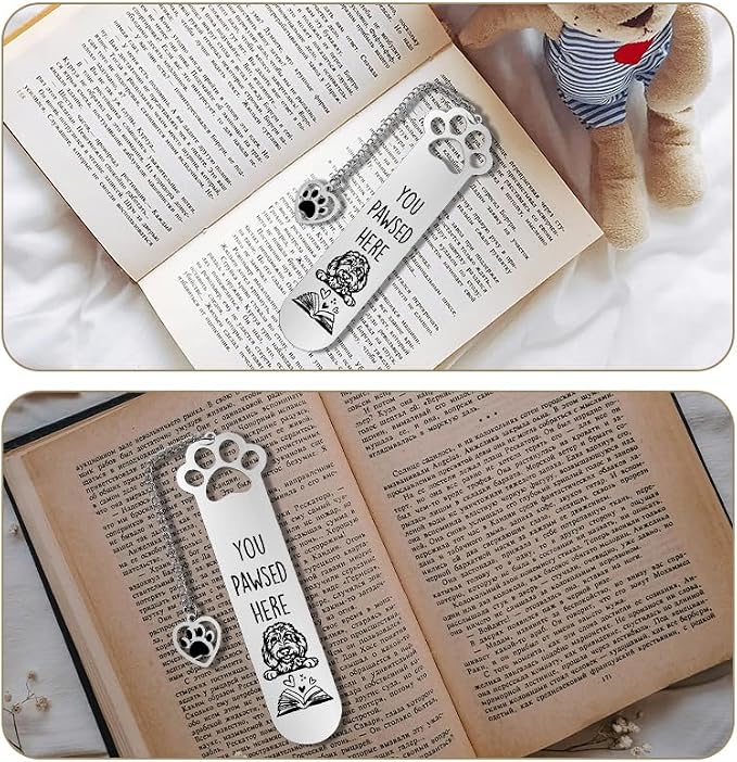 Book Lovers Gifts for Daughter Granddaughter Goldendoodle Dog Lovers Gifts for Readers Bookworms Dog Bookmarks for Women Men Goldendoodle Gifts for Friend Coworker Goldendoodle Dog Owners