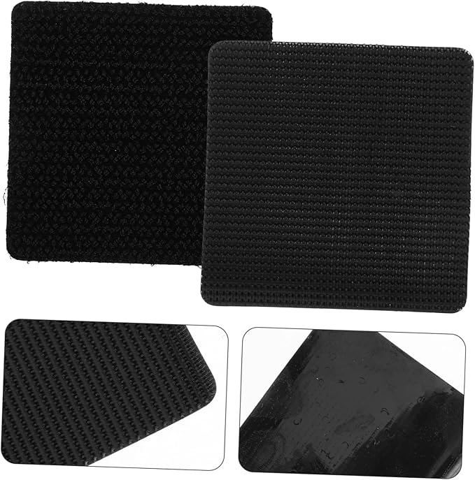 10sets Car Floor Mat Adhesive Double Sided Tape Hook and Loop Strips for Auto Floor Mats