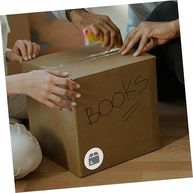 HOMSFOU 1 Roll Thermal Labels for Shipping Address Printing Code Printing Multi Purpose Sticker for Home Office School Use