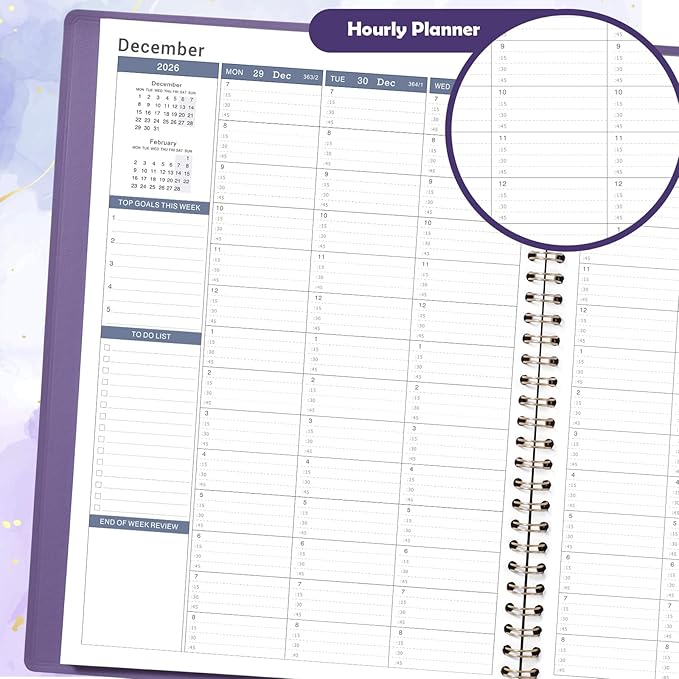2026-2027 Appointment Book/Planner - Weekly Appointment Book 2026-2027, Jul. 2026 - Jun. 2027, 8.26" x 10.7", Daily/Hourly Planner, Schedule Planners, 15-Minute Interval